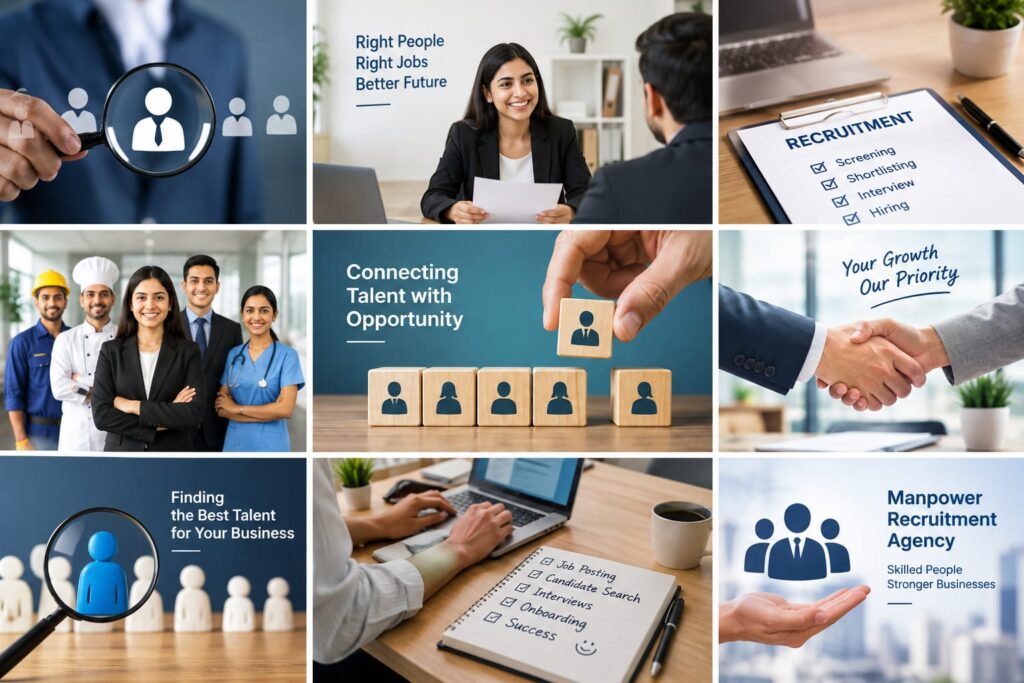 skill manpower recruitment services for different industries 